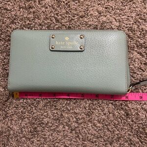 Kate Spade Mint Green Leather Wallet